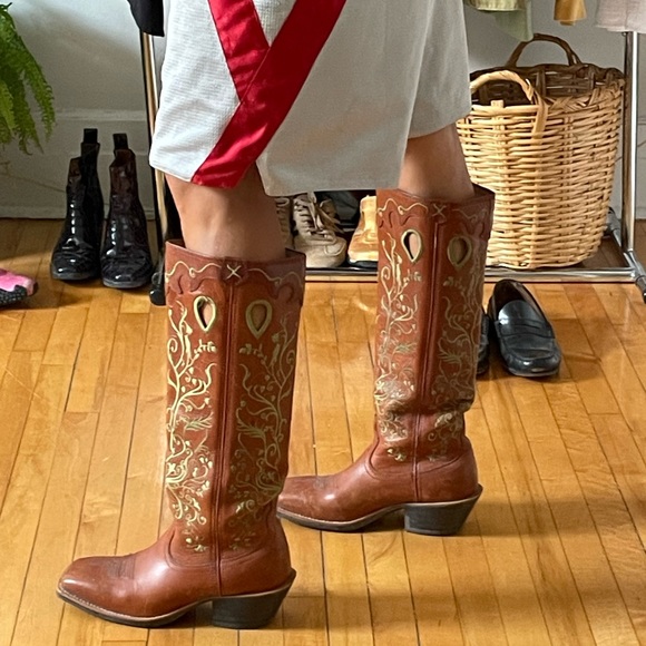 Tan Cowboy Boots - Picture 2 of 4